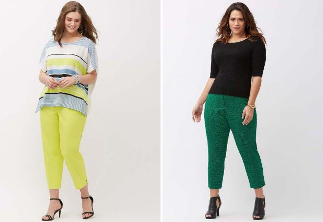 брюки 7 8 для полных