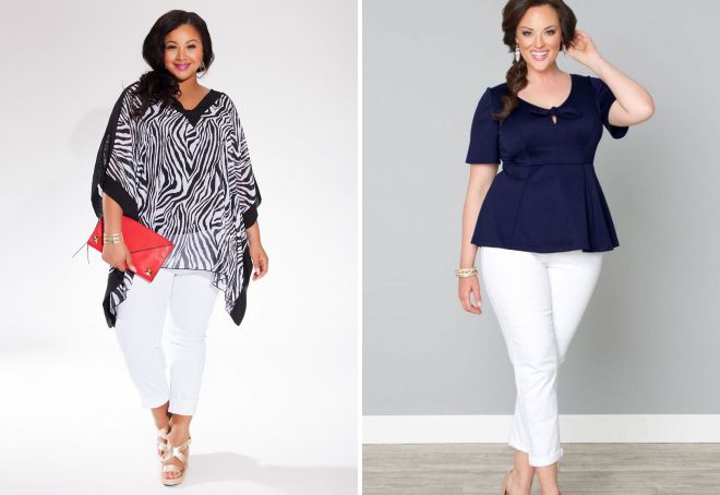 брюки капри для полных женщин