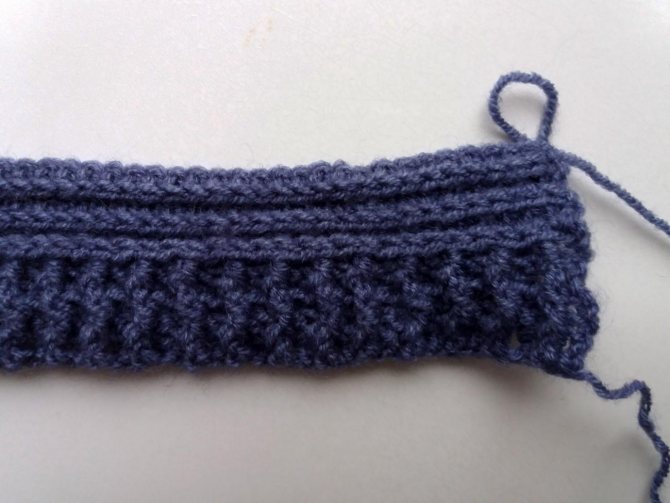 как связать мужской шарф