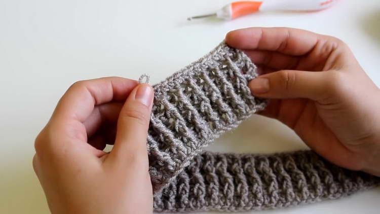 как вязать шарф крючком