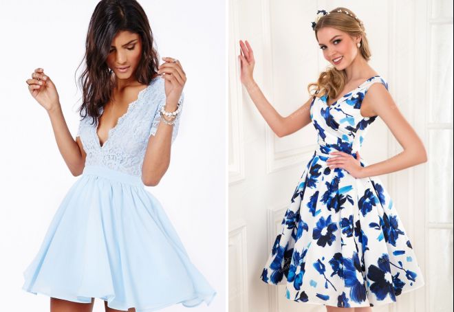 короткое ситцевое платье