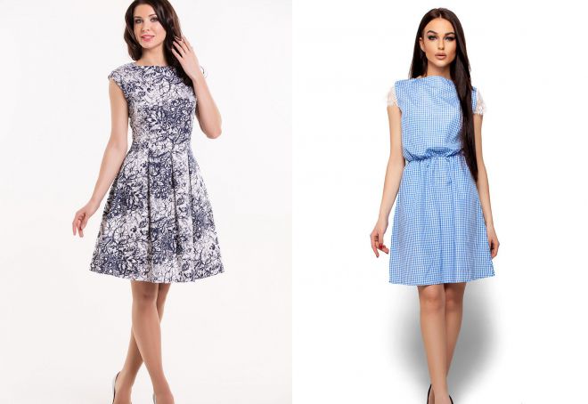 модные платья из ситца 2018