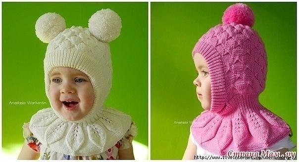 Шапка шлем для девочки: мастер класс и описание