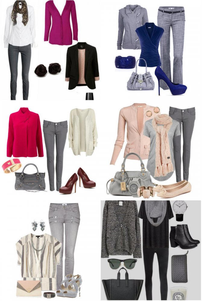 Светло-серые джинсы с чем носить женщинам?