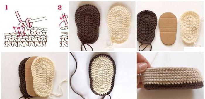 вязаные угги спицами