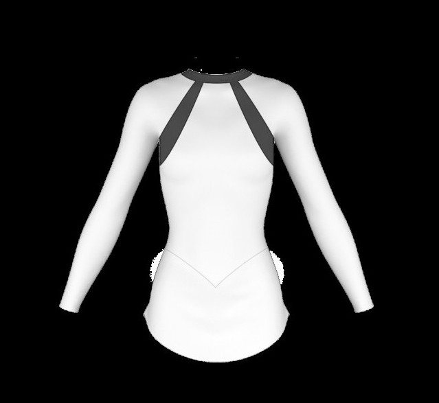 выкройка купальника для художественной гимнастики