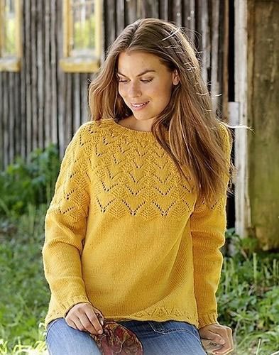 Горчично-золотистый джемпер Golden Fairy