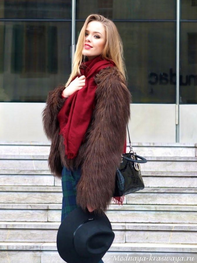 Сочетание с шарфом