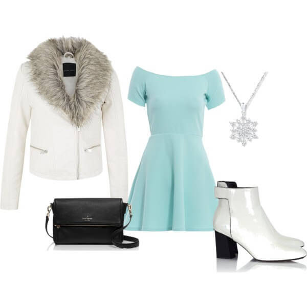 Выбираем одежду с белыми сапогами