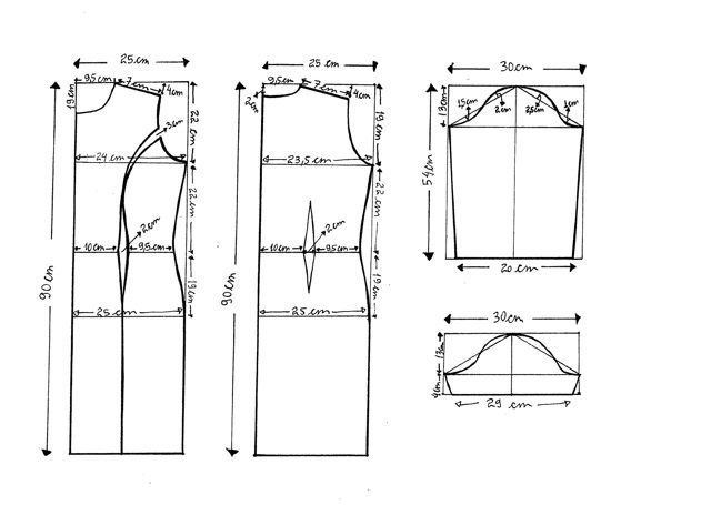 Выкройка прямого платья 46, 52 и 58 размера с фото-подборкой